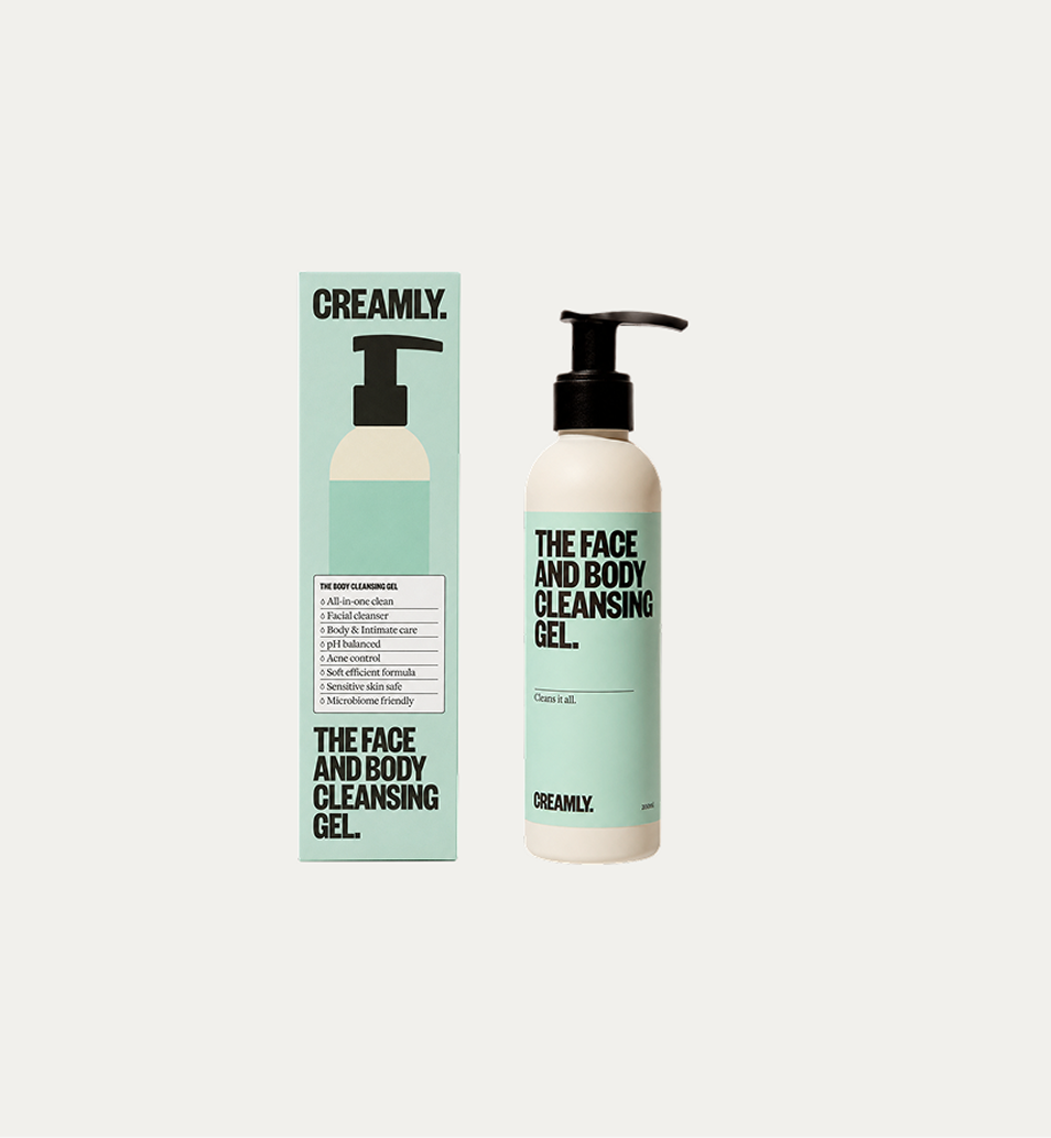 The Face and Body Cleansing Gel.