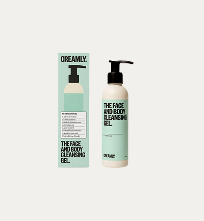 The Face and Body Cleansing Gel.