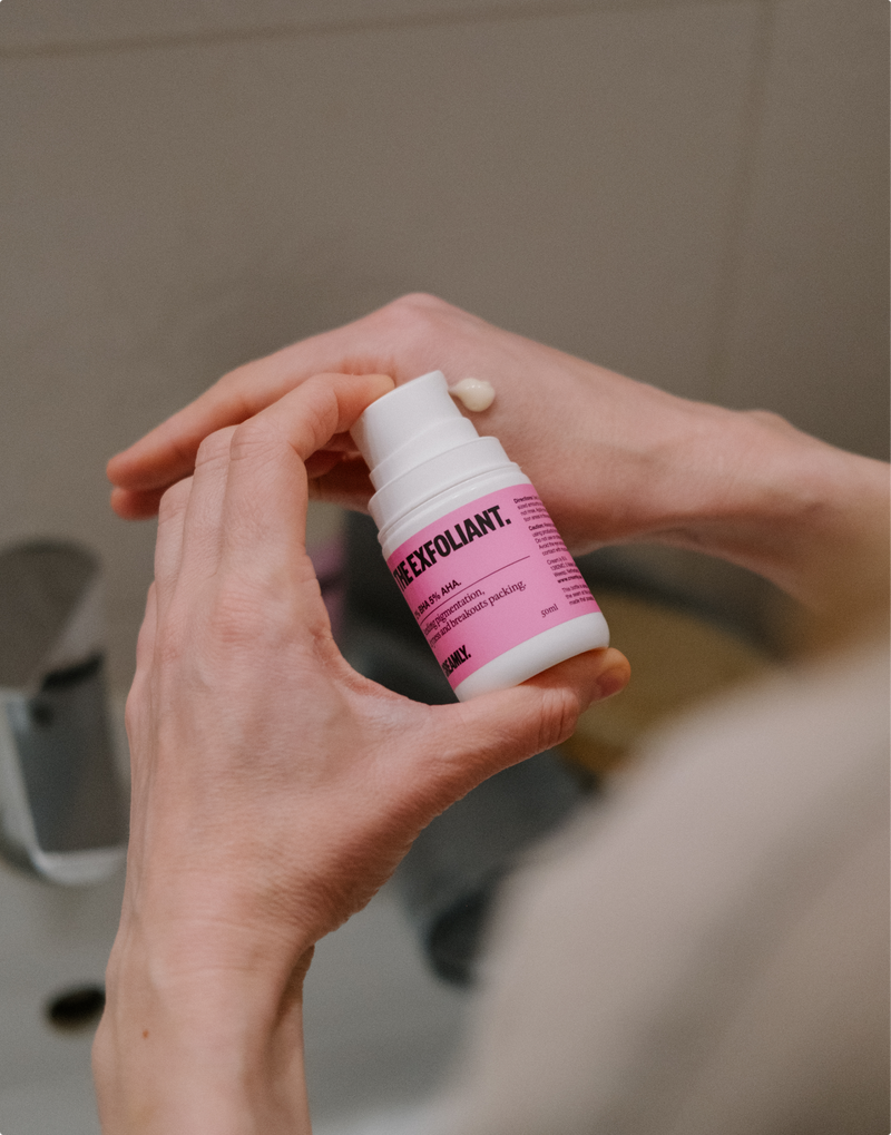 The Exfoliant. 2% BHA 5% AHA